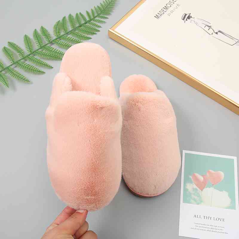 Faux Fur Slippers