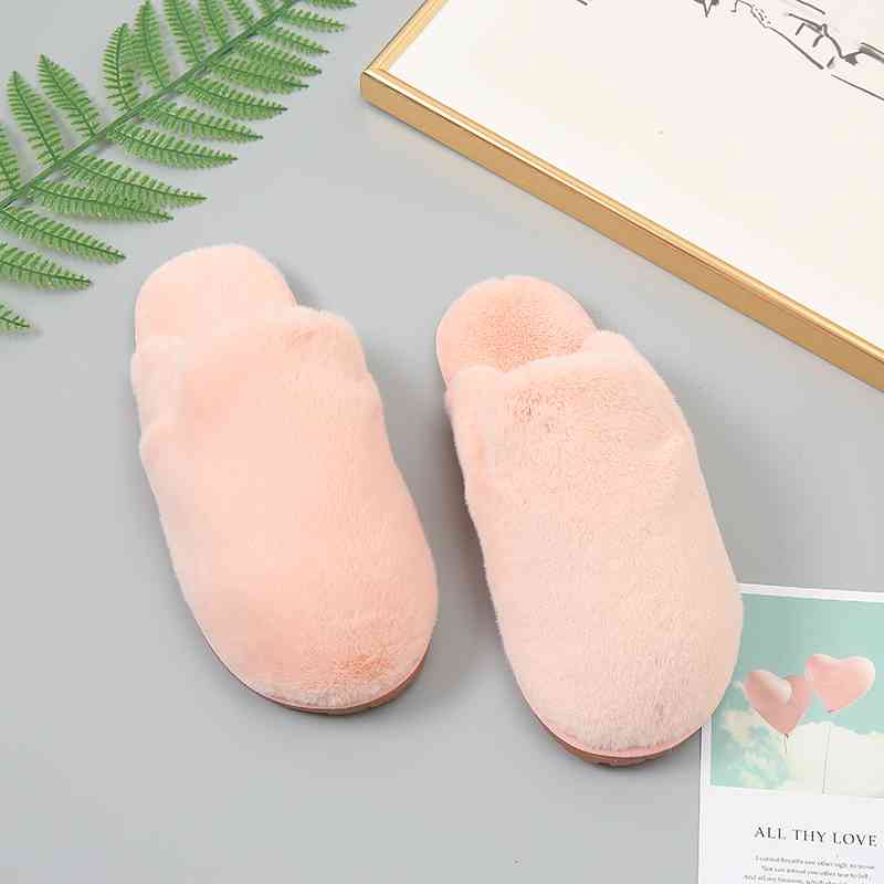 Faux Fur Slippers