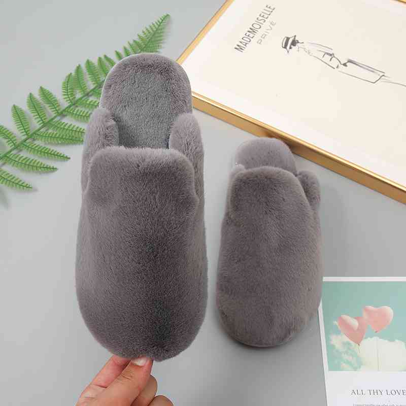 Faux Fur Slippers